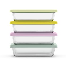Everyday 4.5 Cup 8PC Glass Meal Prep Set